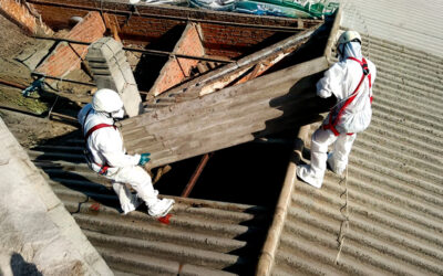 Retirada de amianto en naves industriales de Navarra