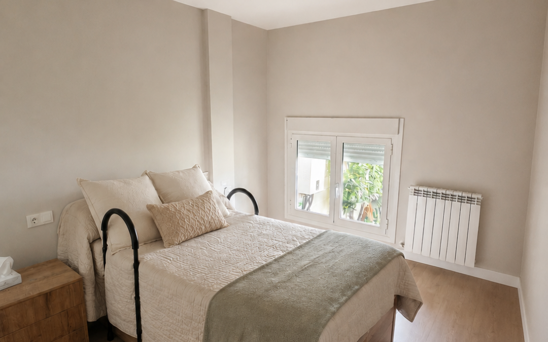 Reforma integral en Fustiñana, Navarra: de espacio auxiliar a dormitorio con baño adaptado